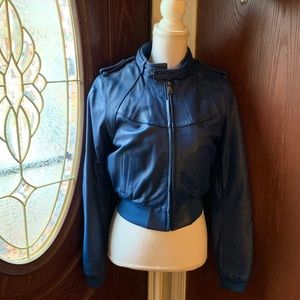 Blue Motorcycle jacket